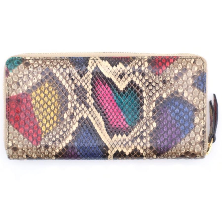 GUCCI（グッチ） パイソン柄 ラウンドファスナー レザー ロング