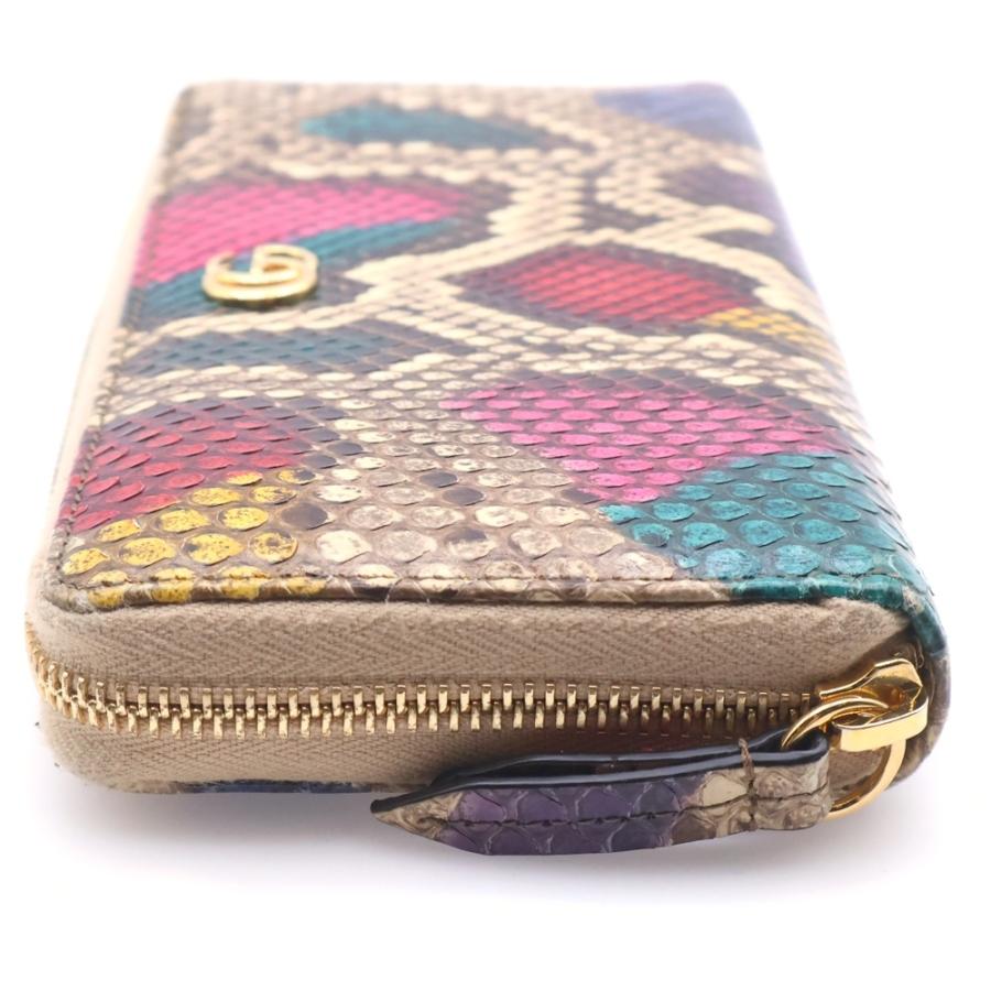 GUCCI（グッチ） パイソン柄 ラウンドファスナー レザー ロング
