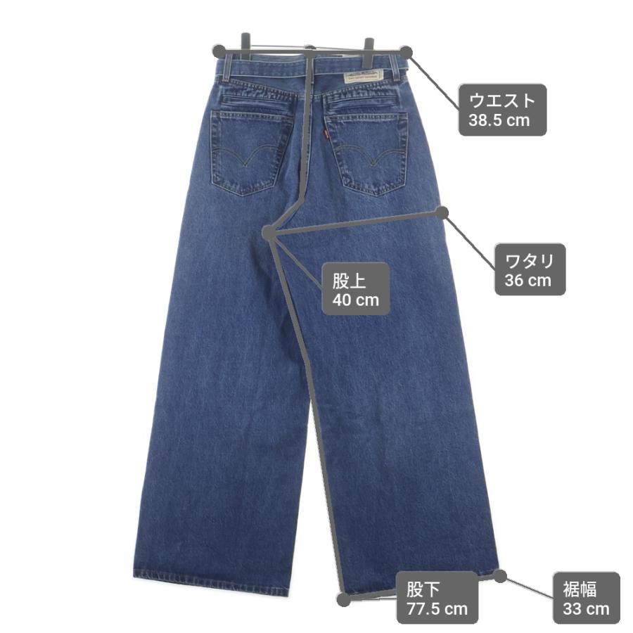 sacai（サカイ） 25SS ×LEVI'S 5ポケット ジップフライ バギーデニム