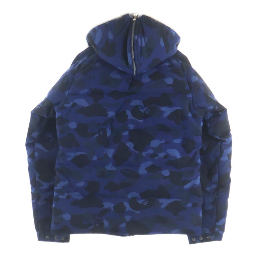 A BATHING APE（アベイシングエイプ） カモ柄 ファーフーデッドダウン 