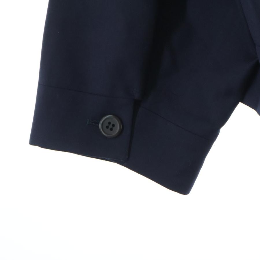 10464【美品・NFC確認済み】プラダ☆三角ロゴプレート定番カラージャケット黒 PRADA】プラダ『三角ロゴ トライアングルプレート ダウンジャケット