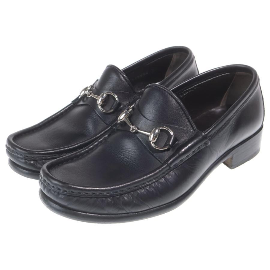 GUCCI（グッチ） ホースビット レザー ローファー ブラック 367762