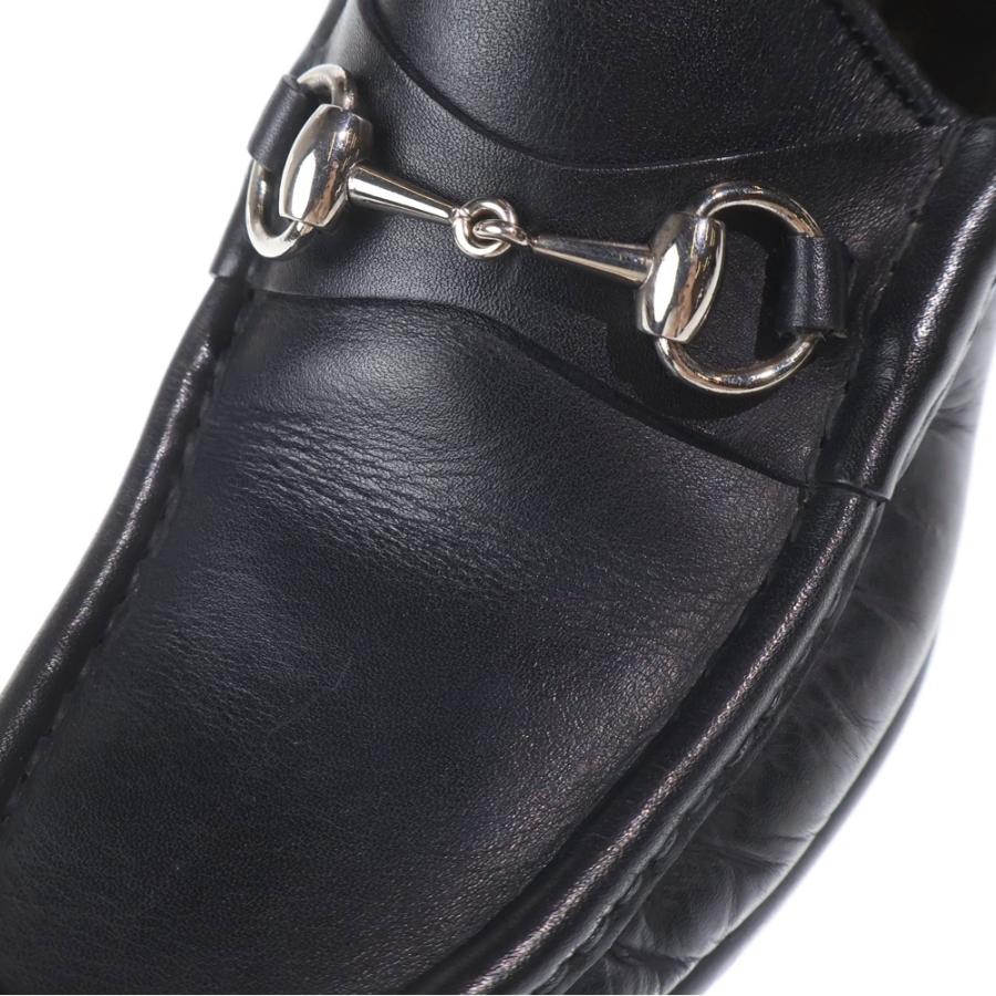 GUCCI（グッチ） ホースビット レザー ローファー ブラック 367762