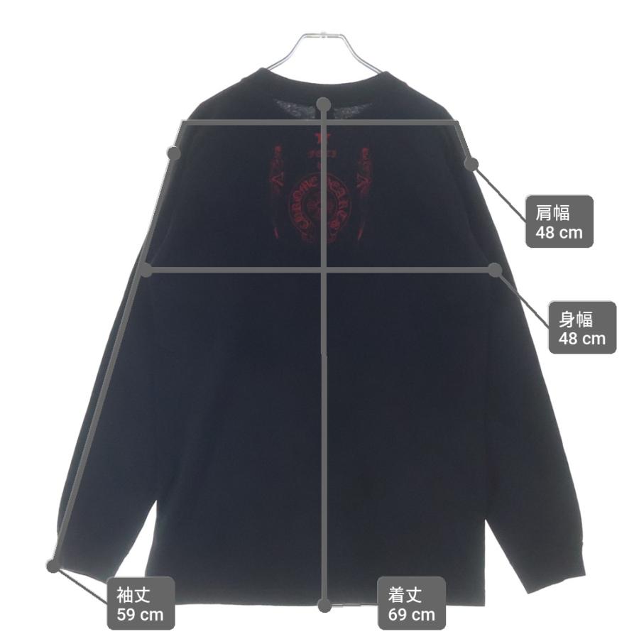 OLD クロムハーツ フォティ ロングスリーブ CHROME HEARTS（クロムハーツ） OLD FOTI CH T-SHIRT フォティ ラメ