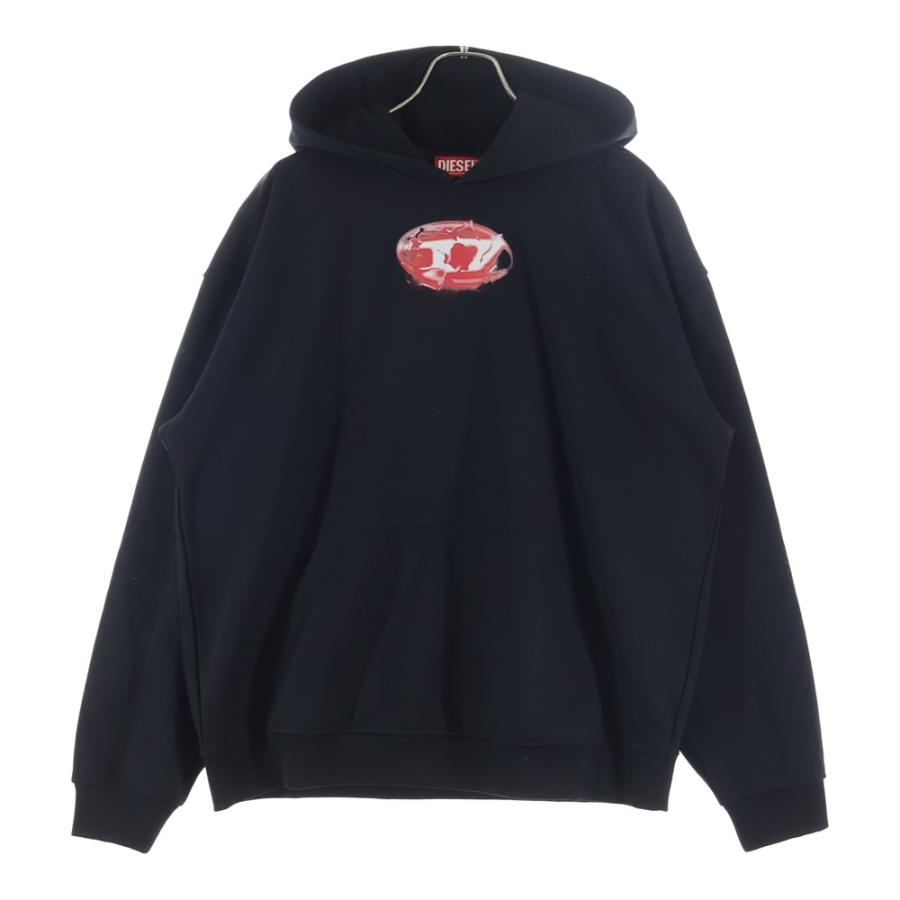 DIESEL新品未使用メンズS-boxt-hood-k3 XL定価¥22,440 DIESEL（ディーゼル） S-BOXT-HOOD-K3 両面プリントデザイン