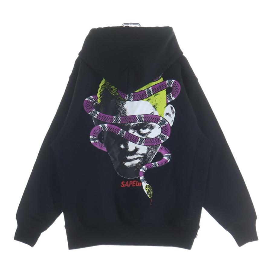 SAPEur サプール YEAR OF THE SNAKE HOODIE スネークバックプリント 