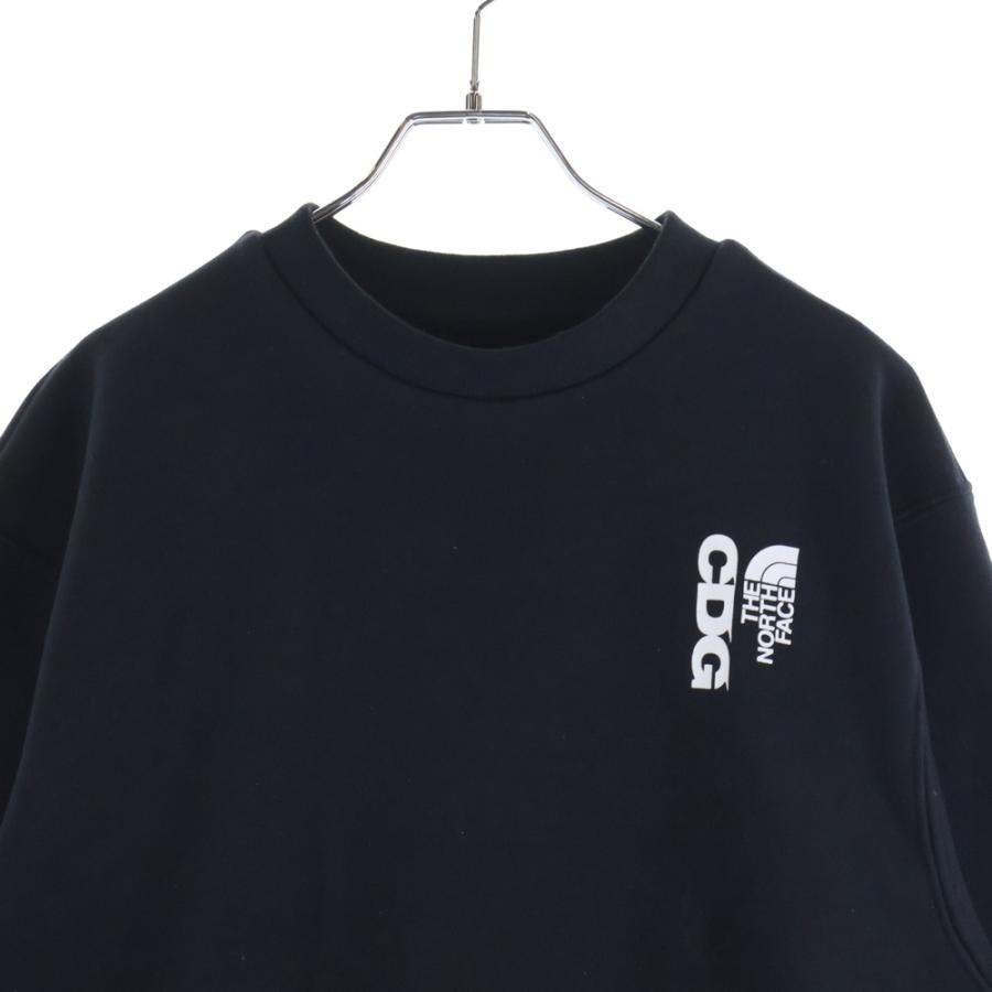 シーディージー ×ザノースフェイス SWEAT CREWNECK ダブルネームロゴプリント クルーネック スウェット トレーナー NT02602CD
