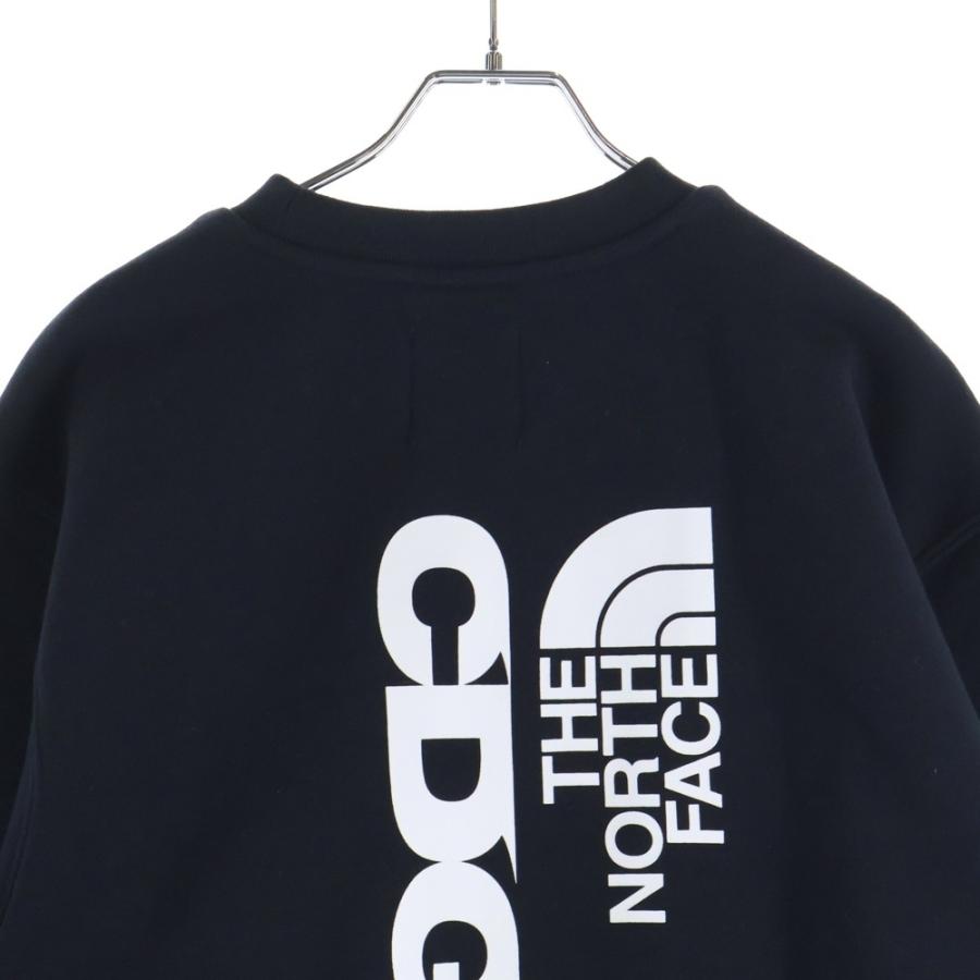 シーディージー ×ザノースフェイス SWEAT CREWNECK ダブルネームロゴプリント クルーネック スウェット トレーナー NT02602CD