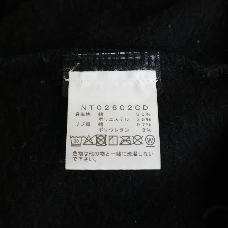シーディージー ×ザノースフェイス SWEAT CREWNECK ダブルネームロゴプリント クルーネック スウェット トレーナー NT02602CD