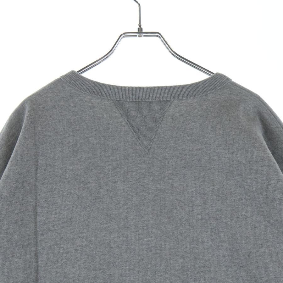 SAPEur サプール NAVAL CREW NECK フロントカレッジロゴ クルーネック