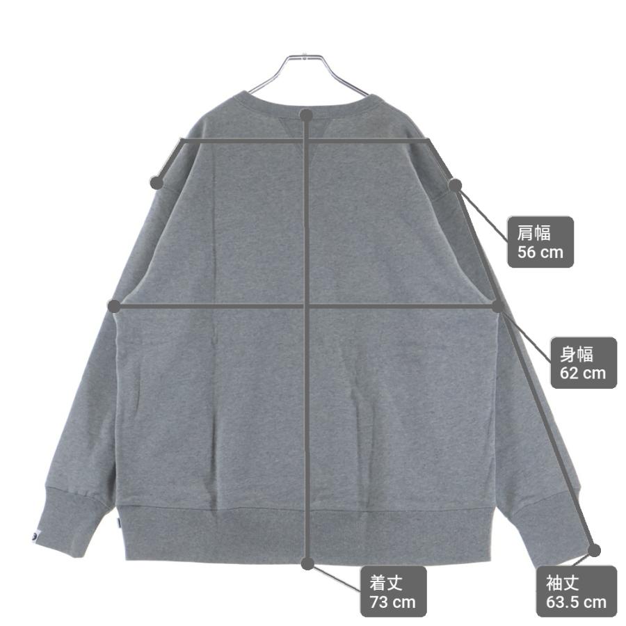 SAPEur サプール NAVAL CREW NECK フロントカレッジロゴ クルーネック