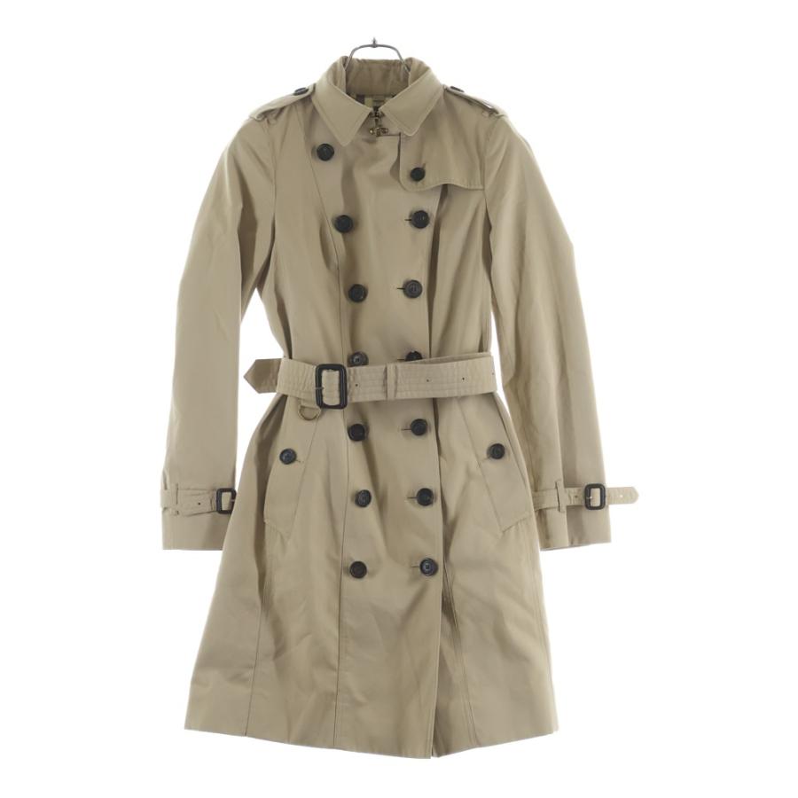 バーバリーロンドン　トレンチコート　XS　ベージュ　ノバチェック　ダブルブレスト BURBERRY LONDON バーバリーロンドン 裏地ノバチェック総柄 ダブル