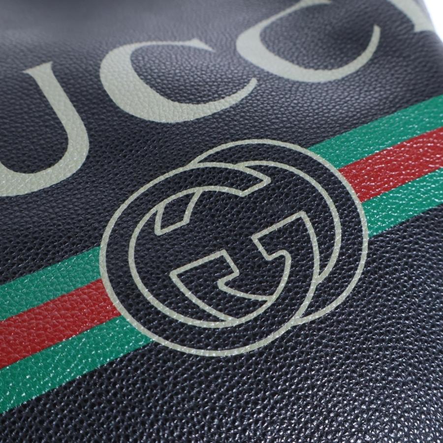 GUCCI（グッチ） シェリーライン GGロゴプリント レザートートバッグ