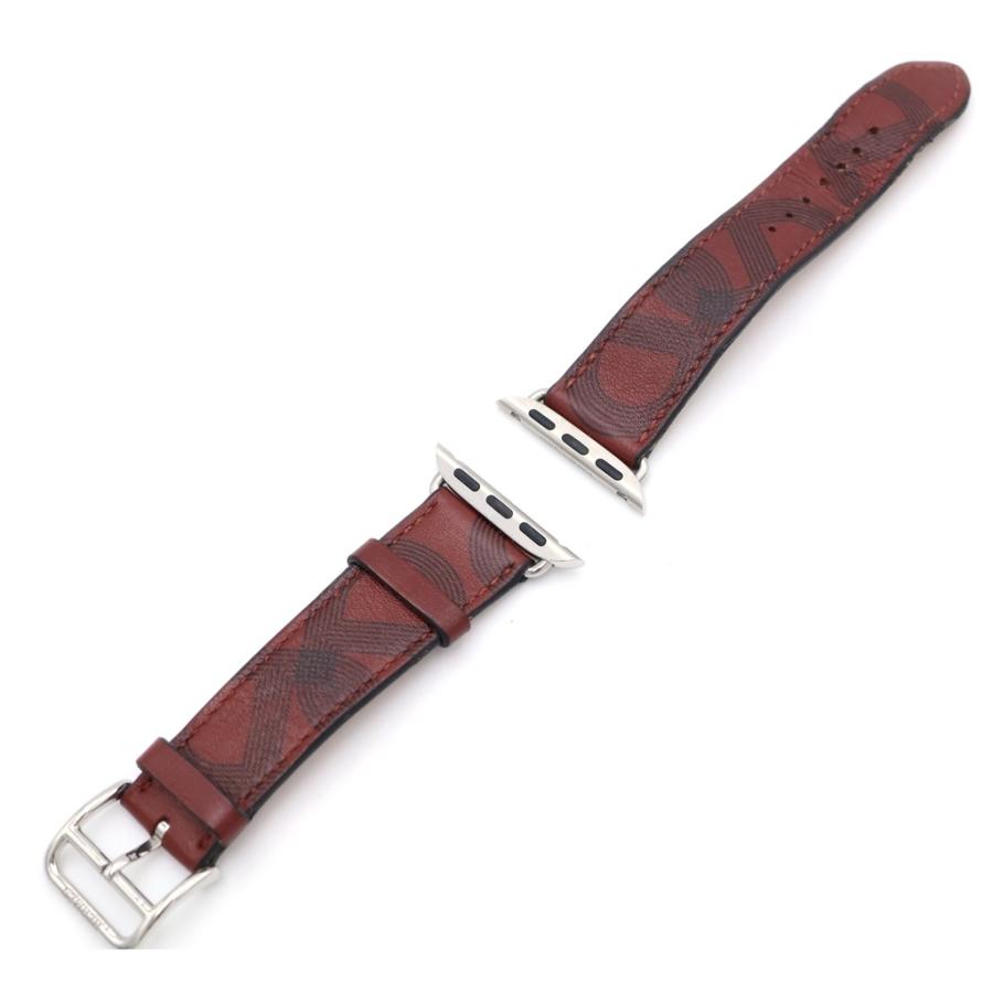 HERMES（エルメス） ルージュ アップルウォッチ レザーバンド Z刻印