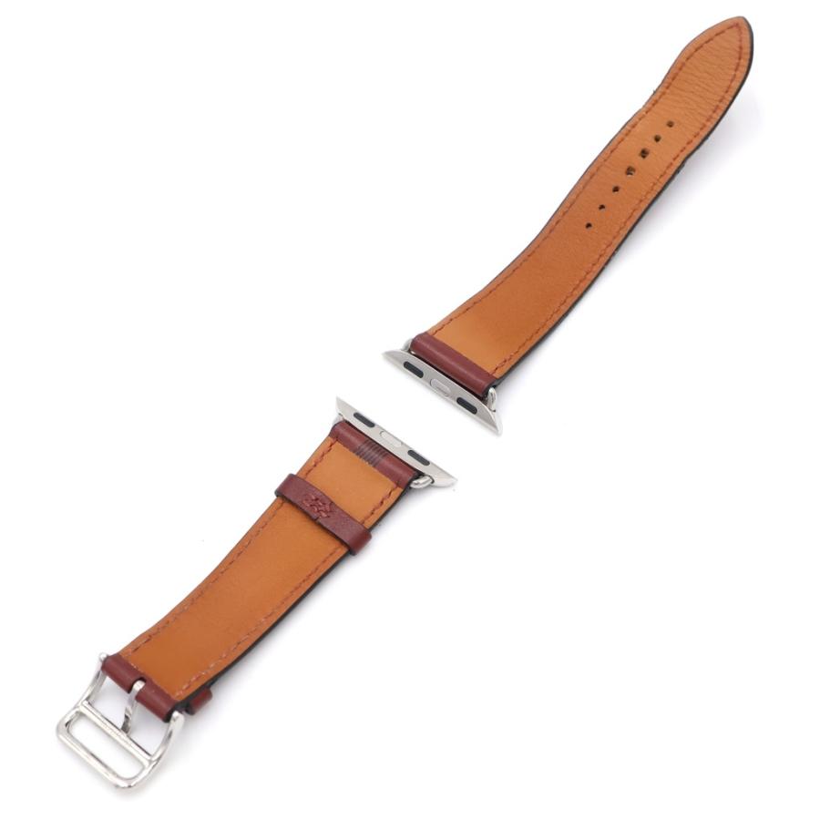 HERMES（エルメス） ルージュ アップルウォッチ レザーバンド Z刻印