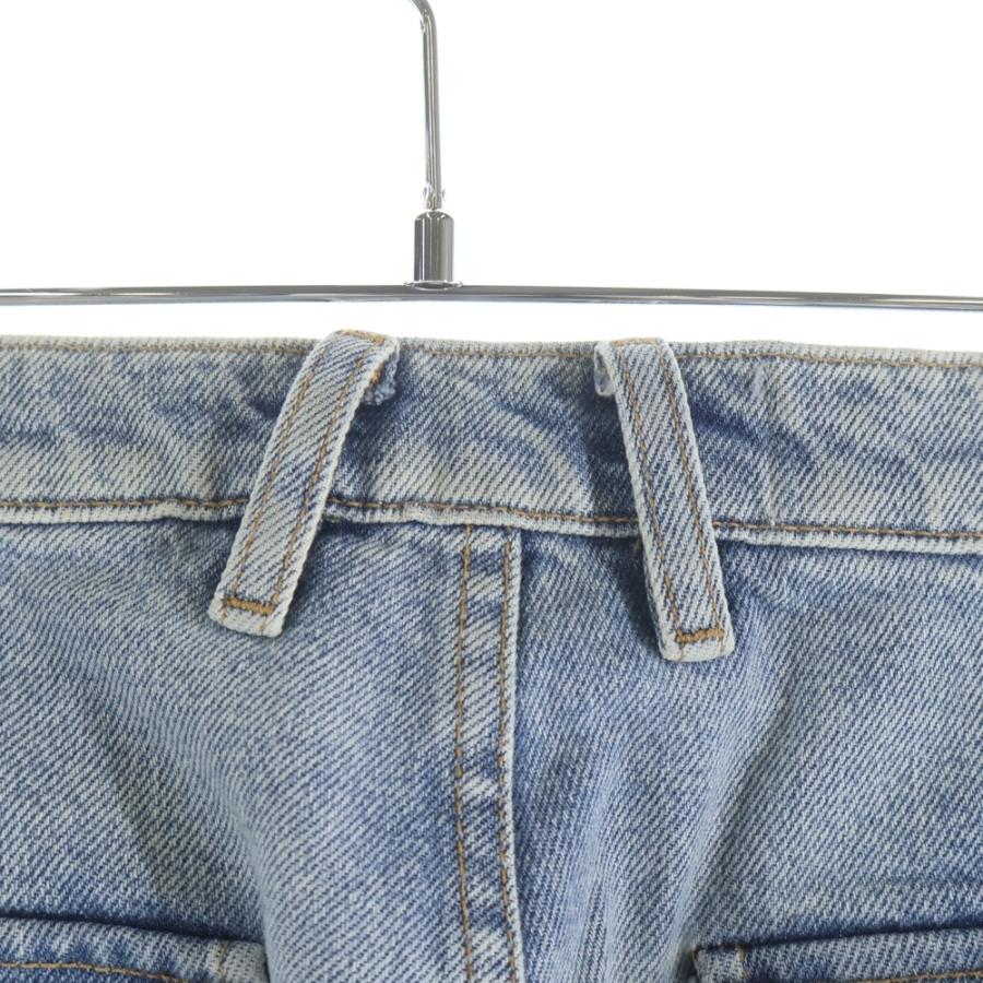 RHUDE ルード REZA DENIM DOUBLE KNEE PANT レザ ダブルニー ジップ 