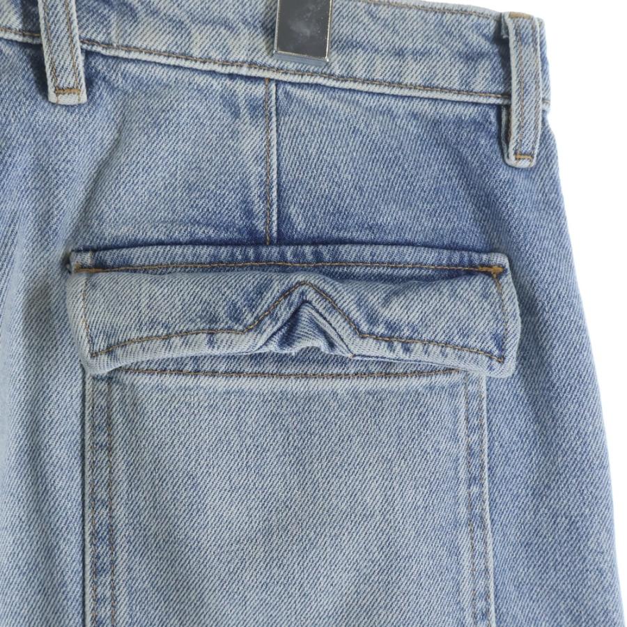 RHUDE ルード REZA DENIM DOUBLE KNEE PANT レザ ダブルニー ジップ 