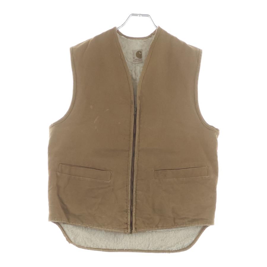70s Vintage カーハート 裏ボア ダック地 ベスト Sサイズ Carhartt（カーハート） 70S VINTAGE Duck Vest ダック地 裏ボア