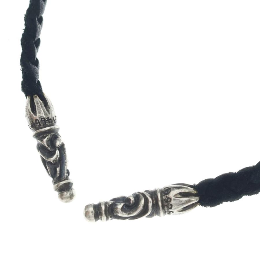 CHROME HEARTS（クロムハーツ） LEATHER BRAID SCROLL ネックレス