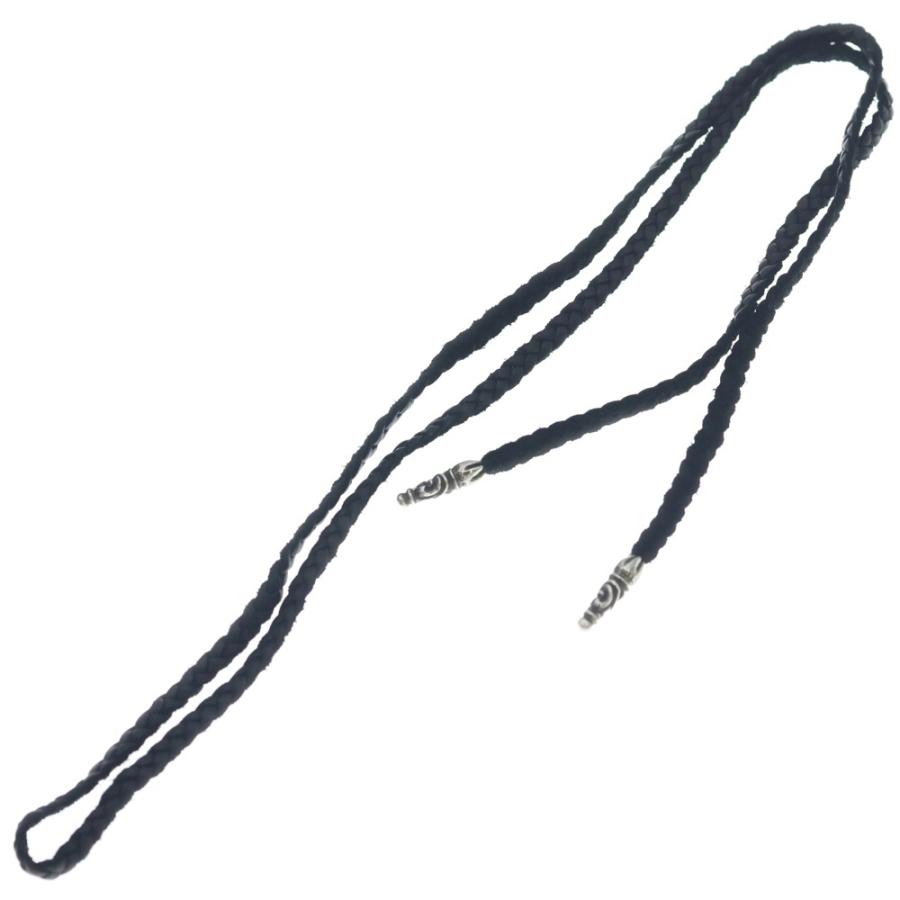 CHROME HEARTS（クロムハーツ） LEATHER BRAID SCROLL ネックレス