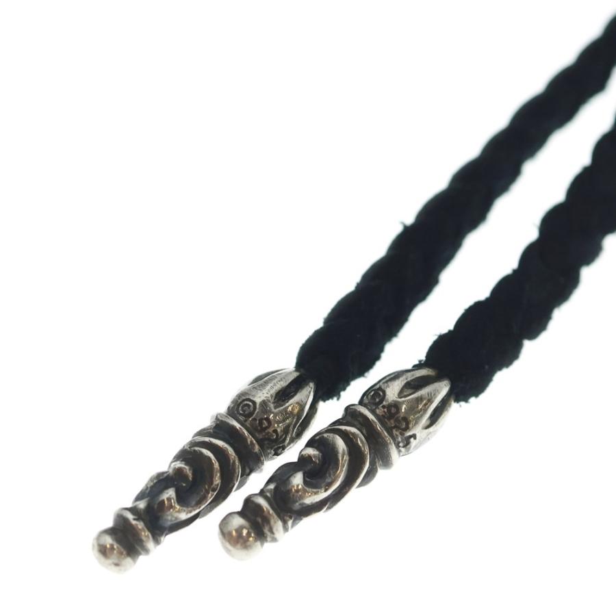 CHROME HEARTS（クロムハーツ） LEATHER BRAID SCROLL ネックレス