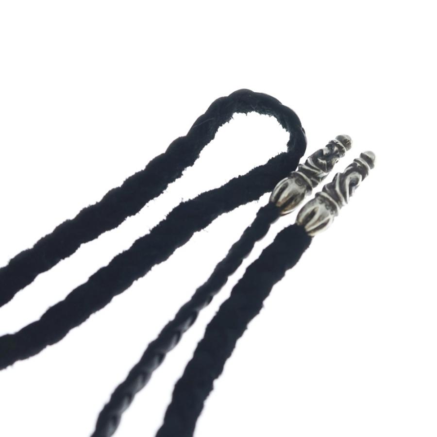 CHROME HEARTS（クロムハーツ） LEATHER BRAID SCROLL ネックレス
