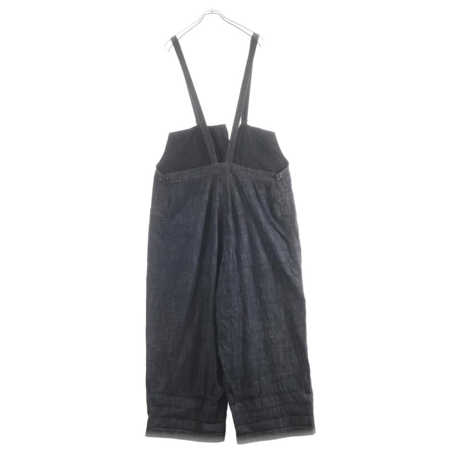 Y's ワイズ 8OZ DENIM OVERALLS WITH STRAP エイトオンス ストラップ デニムオーバーオール レディース ブラック YT-D07-028