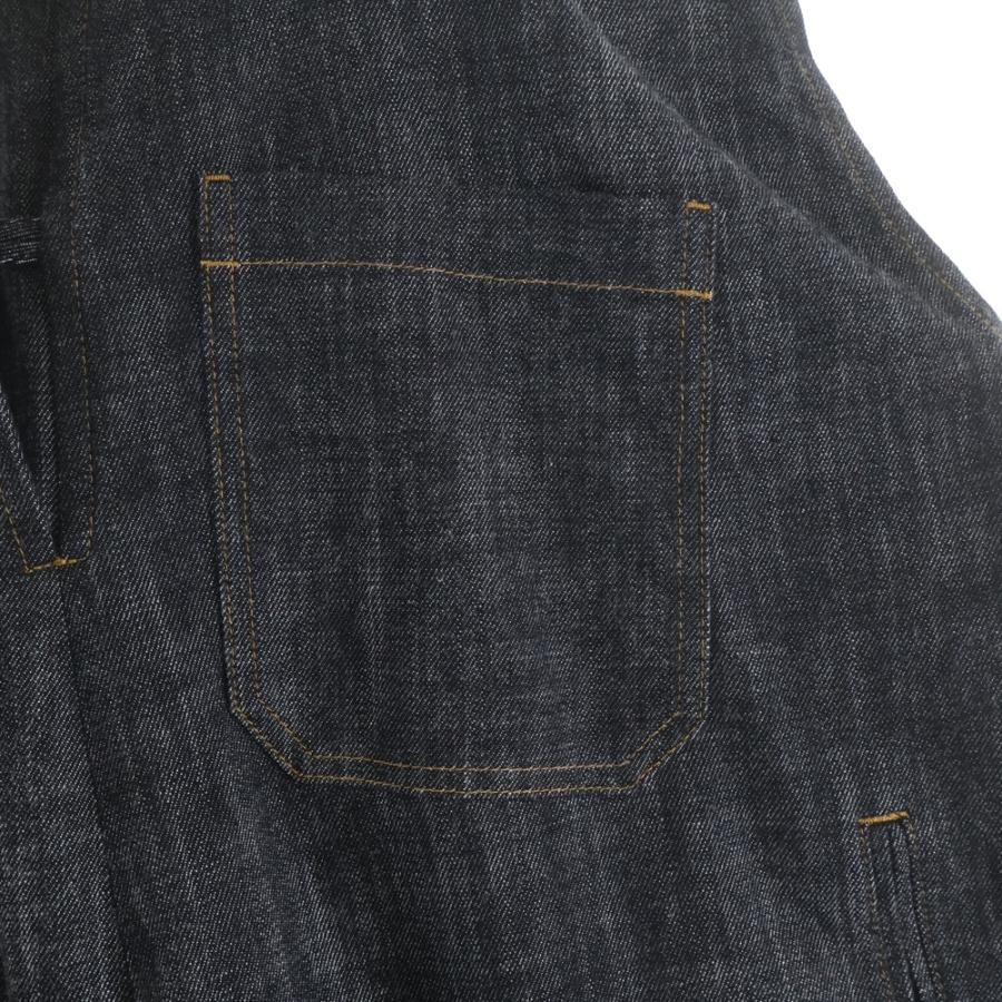Y's ワイズ 8OZ DENIM OVERALLS WITH STRAP エイトオンス ストラップ デニムオーバーオール レディース ブラック YT-D07-028