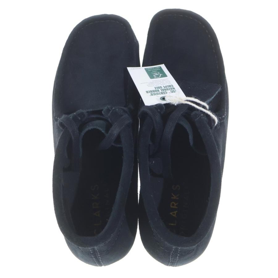 Clarks クラークス WALLABEE BTICTD ワラビー ブラックスエード ミッドカットシューズ ブラック 261695047060 Clarks（クラークス） WALLABEE BTICTD ワラビー ブラックスエード
