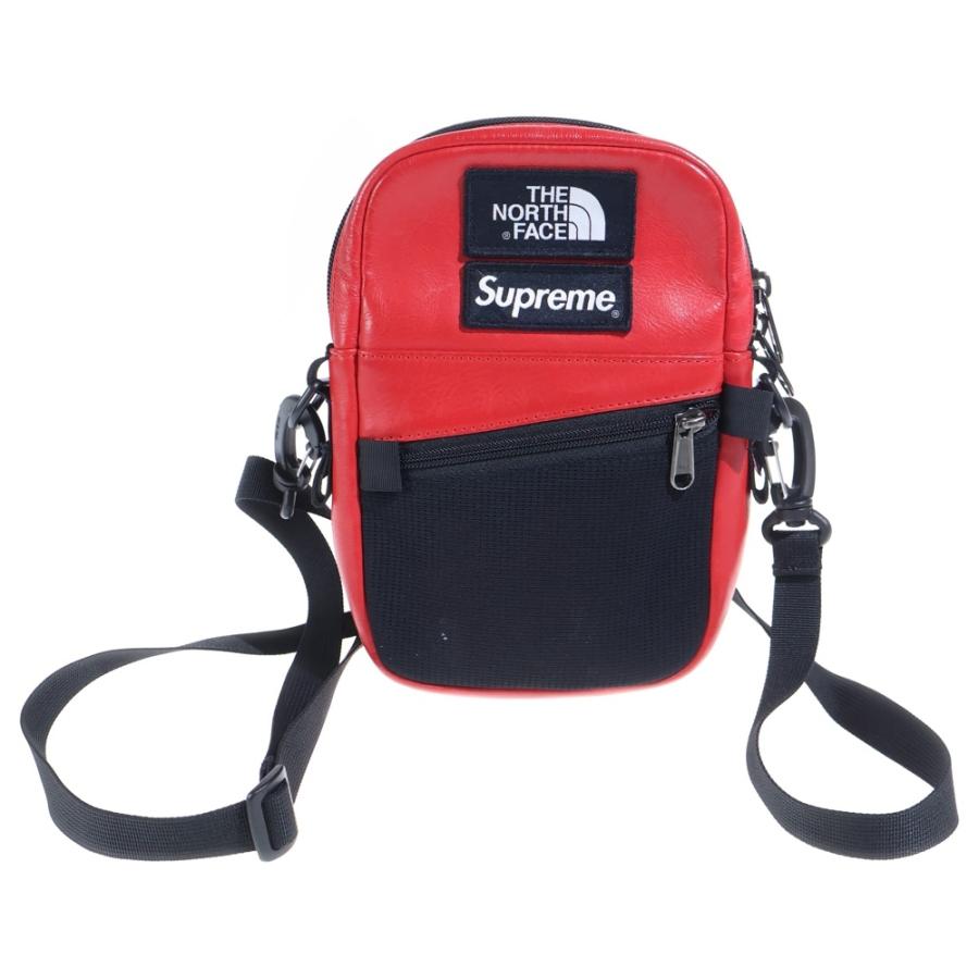 Supreme（シュプリーム） 18AW ×THE NORTH FACE Leather Shoulder Bag 