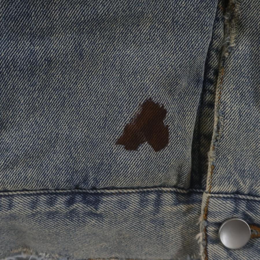 FR(13)NDS フレンズ 9oz DENIM JACKET ナインオンス ダメージ加工 デニムトラッカージャケット インディゴ 24A-BSL049-RF FR(13)NDS（フレンズ） 9oz DENIM JACKET ナインオンス ダメージ加工