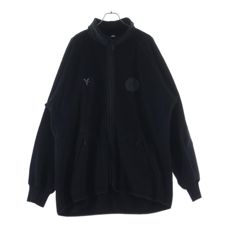 Y-3 ワイスリー 22AW U LEOPARD FLEECE JACKET 胸ロゴ ウールフリース