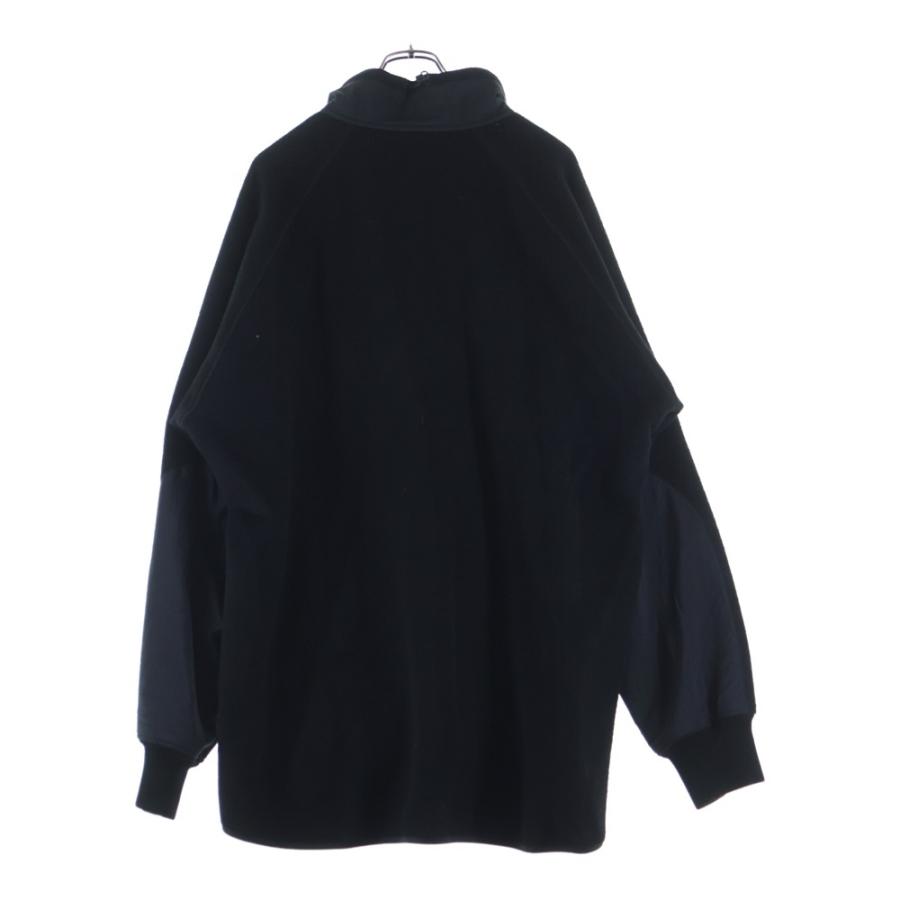 Y-3 ワイスリー 22AW U LEOPARD FLEECE JACKET 胸ロゴ ウールフリース
