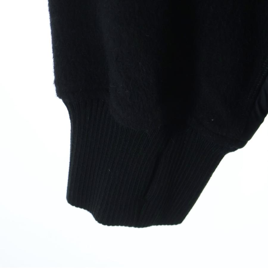 Y-3 ワイスリー 22AW U LEOPARD FLEECE JACKET 胸ロゴ ウールフリース