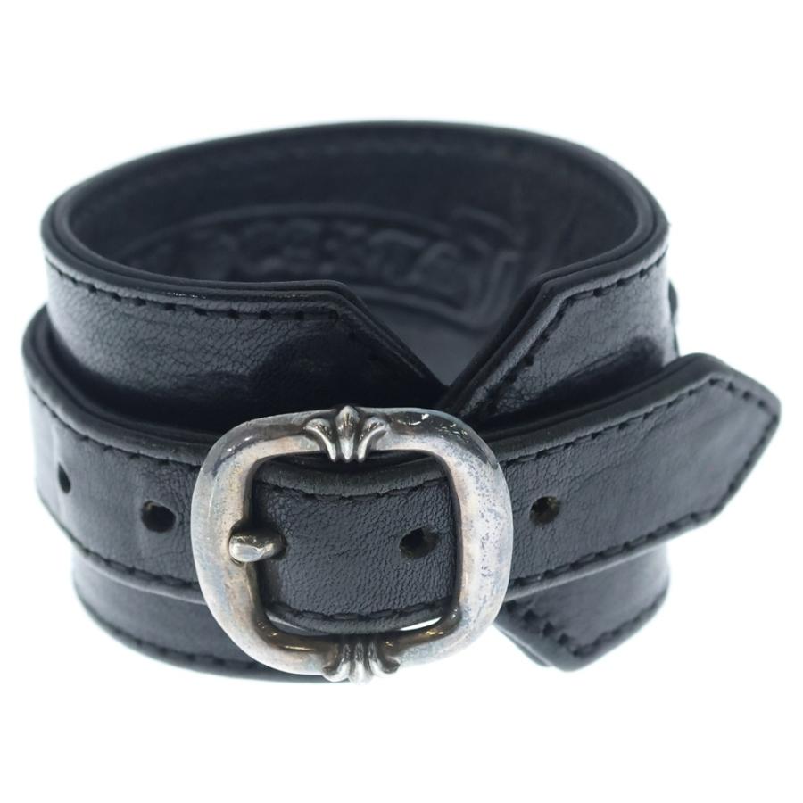 クロムハーツ　R&R タイニーバックル　レザーブレスレット CHROME HEARTS（クロムハーツ） R&R TINY BUCKLE ガンスリンガー