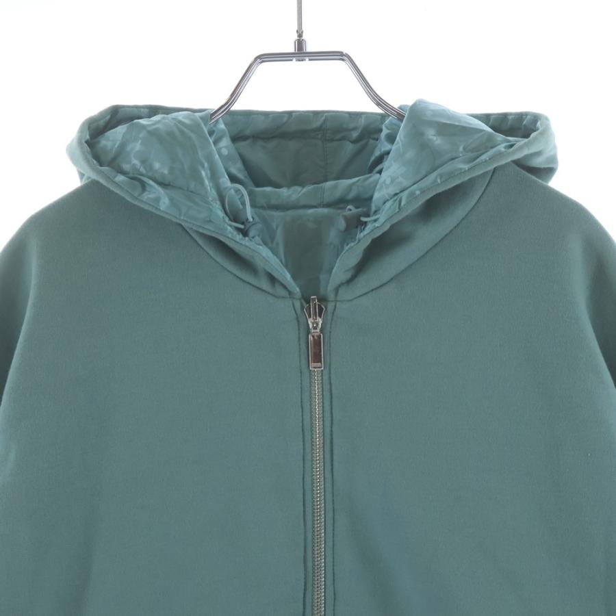 DIOR ディオール 23SS オブリーク ロゴエンブロイダリー リバーシブル ジップアップフーディ パーカー グリーン 313J232A0531の画像
