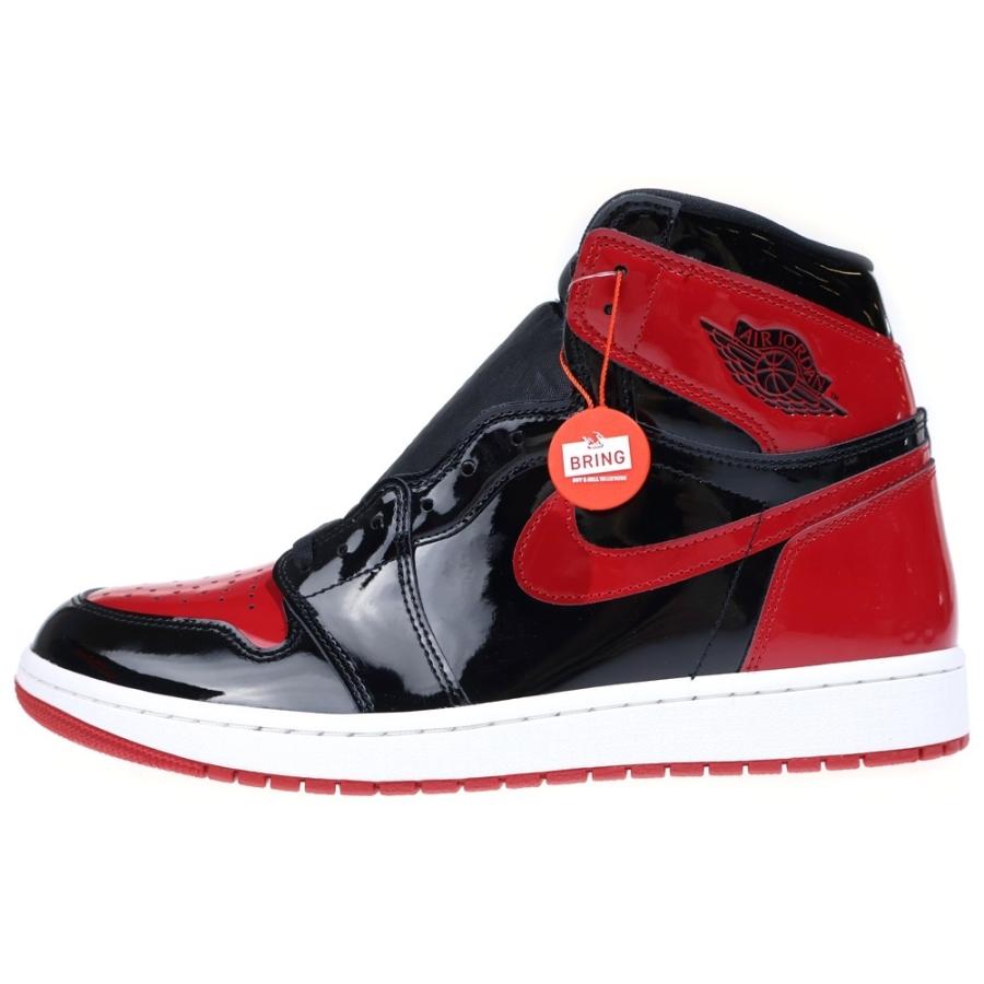 NIKE（ナイキ） AIR JORDAN 1 RETRO HIGH OG BRED PATENT エア