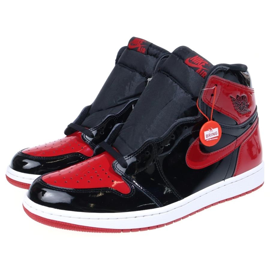 NIKE（ナイキ） AIR JORDAN 1 RETRO HIGH OG BRED PATENT エア