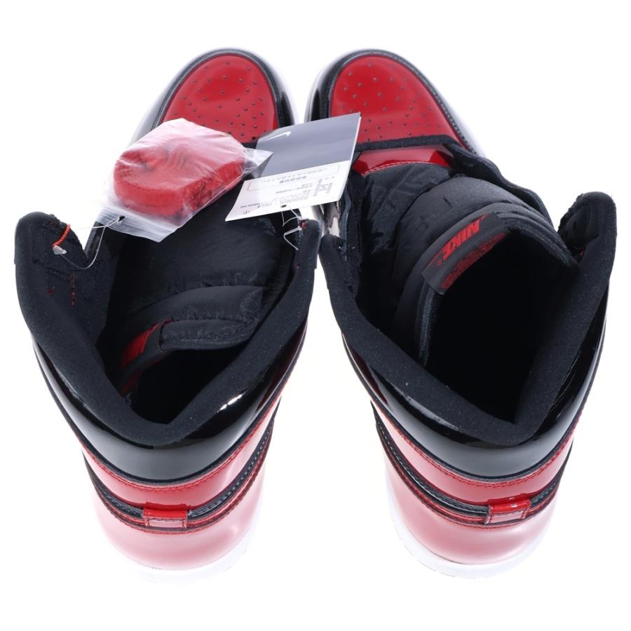 NIKE（ナイキ） AIR JORDAN 1 RETRO HIGH OG BRED PATENT エア