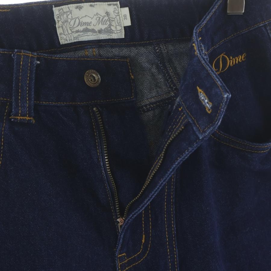 Dime（ダイム） バックロゴパッチ ジップフライ デニムパンツ ジーンズ