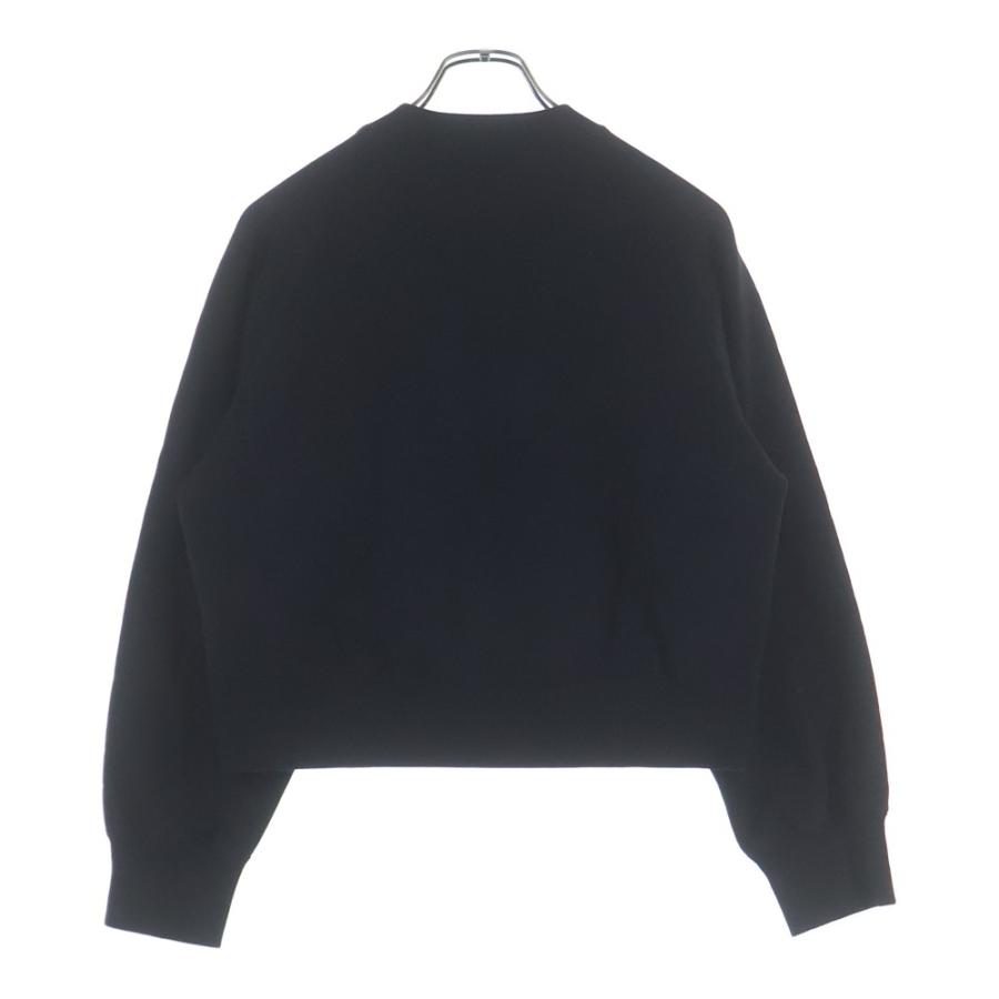 Sacai サカイ SWEAT JERSEY PULLOVER ジャージー サイドボタン コットン クルーネック スウェット プルオーバー ブラック SCW-096_1