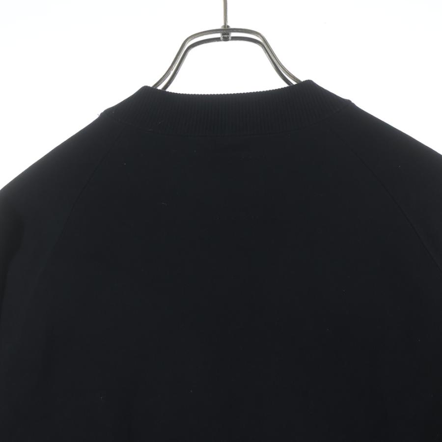 Sacai サカイ SWEAT JERSEY PULLOVER ジャージー サイドボタン コットン クルーネック スウェット プルオーバー ブラック SCW-096_3