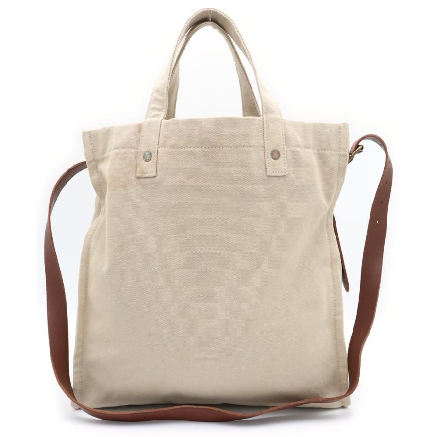 RRL ダブルアールエル キャンバス ロゴプリント レザーストラップ 2WAY