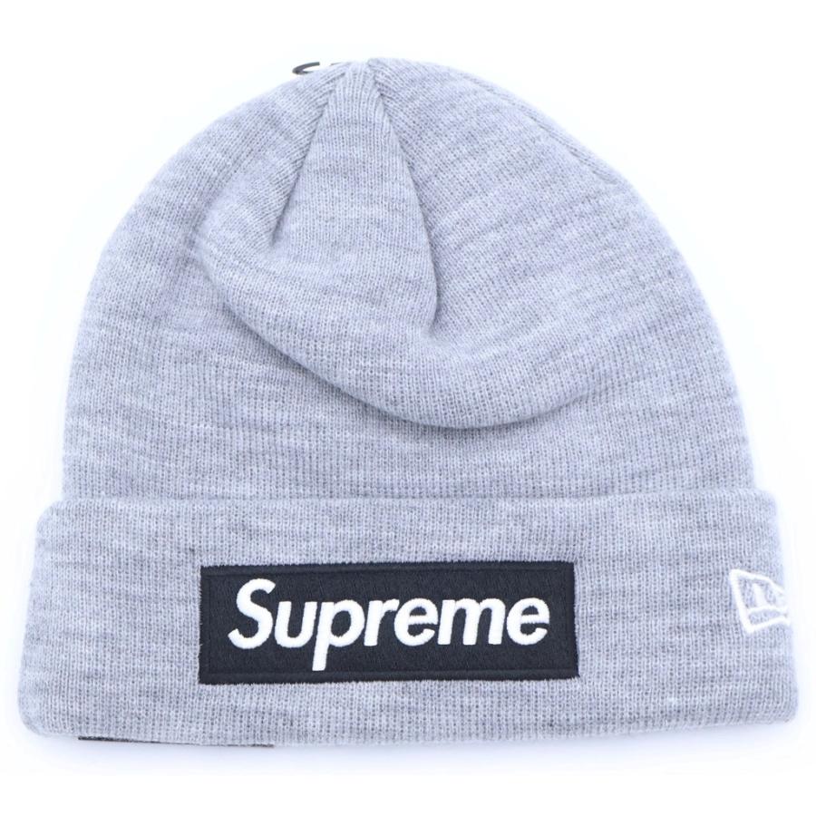 Supreme ニット帽 グレー New Era Supreme（シュプリーム） 22AW ×NEW ERA Box Logo Beanie ニューエラ