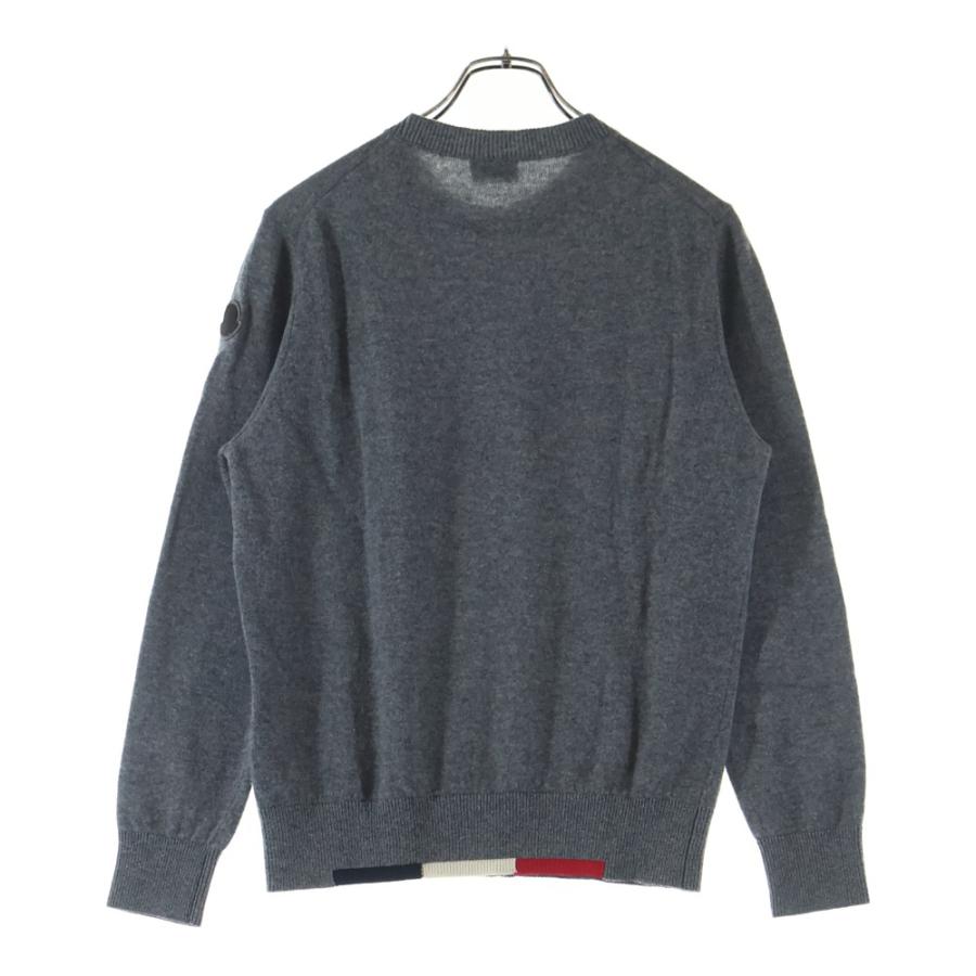 MONCLER モンクレール 20AW GIROCOLLO TRICOT ジェロコッロトリコット クルーネック長袖 ニットセーター グレー F20919C73400 A9369