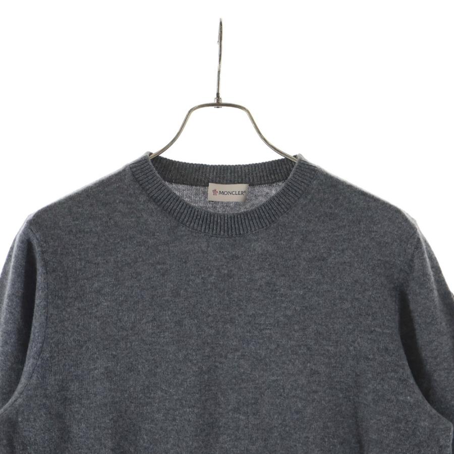 MONCLER モンクレール 20AW GIROCOLLO TRICOT ジェロコッロトリコット クルーネック長袖 ニットセーター グレー F20919C73400 A9369