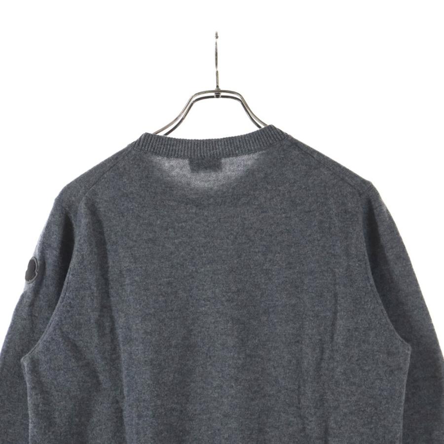 MONCLER モンクレール 20AW GIROCOLLO TRICOT ジェロコッロトリコット クルーネック長袖 ニットセーター グレー F20919C73400 A9369