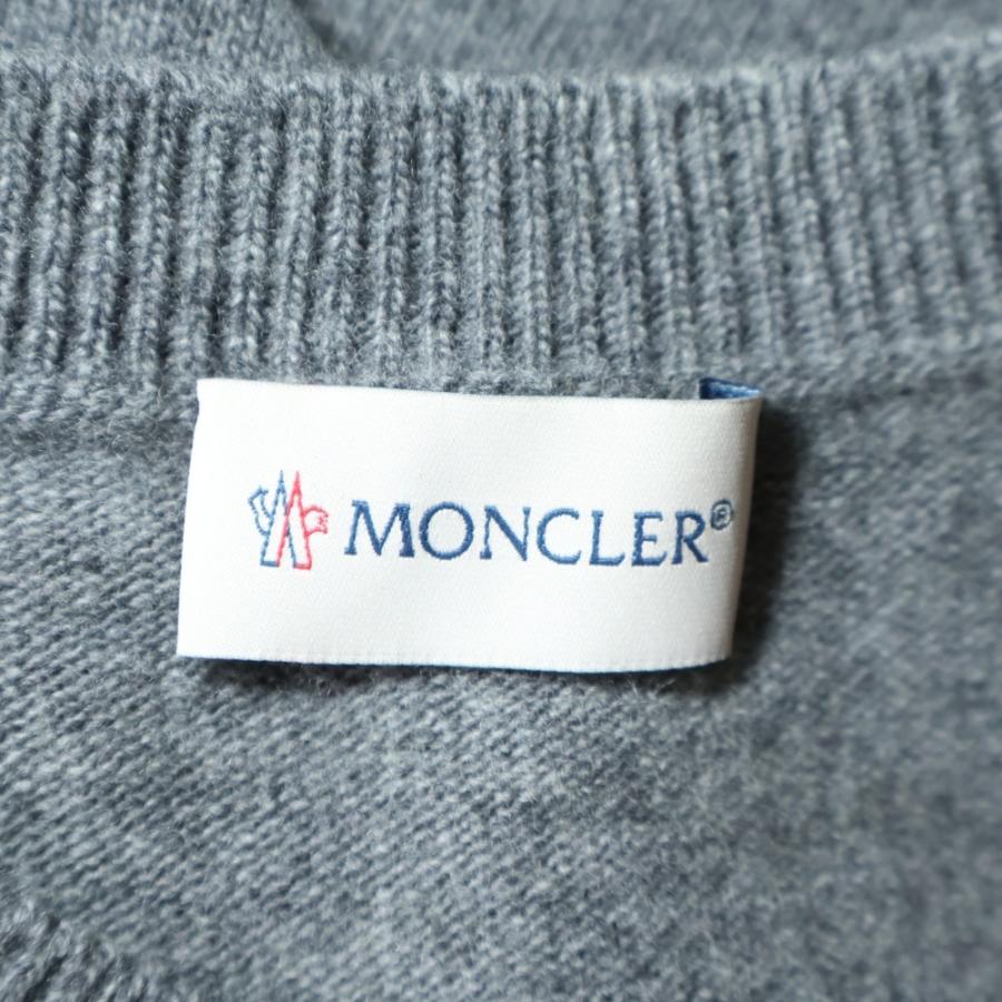MONCLER モンクレール 20AW GIROCOLLO TRICOT ジェロコッロトリコット クルーネック長袖 ニットセーター グレー F20919C73400 A9369