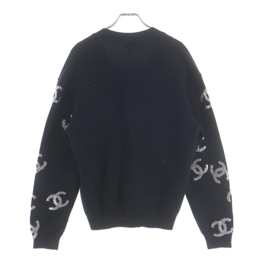 CHANEL（シャネル） カシミヤ混 ココマーク ロゴグリッター ニット
