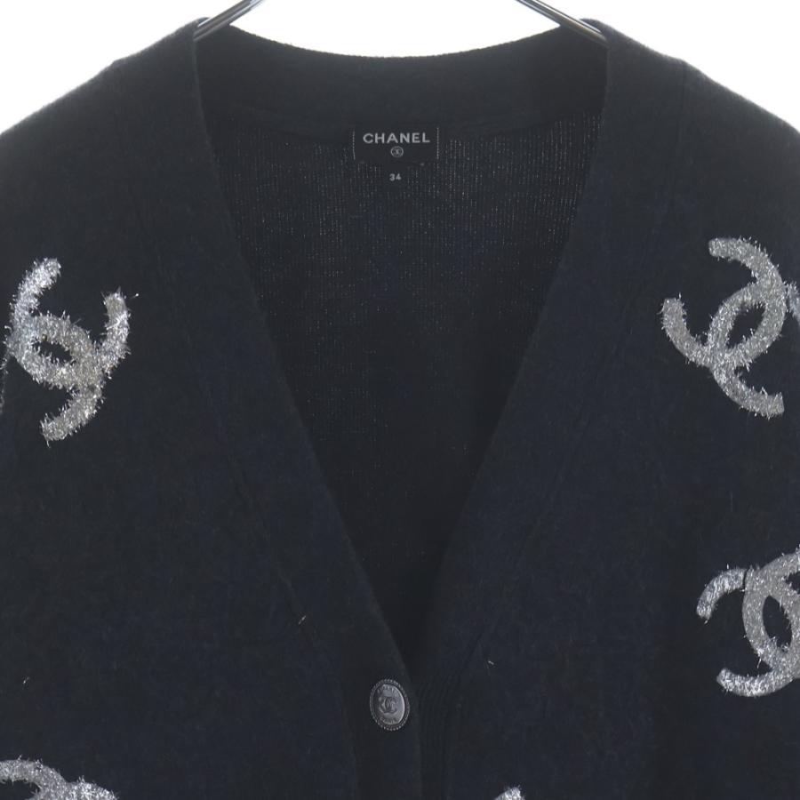 CHANEL チェーンデザイン カシミヤ ニット カーディガン 2023年秋冬 CHANEL シャネル カーディガン ショート丈 ココマーク ノー